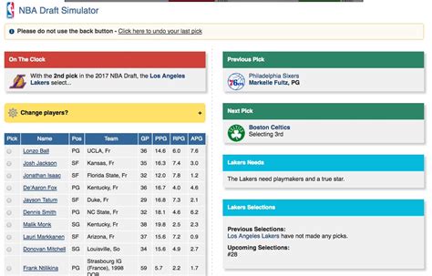 nba draft machine|make your own nba draft.
